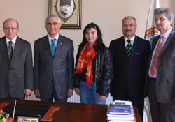 Musikiciler Bafra TSOyu ziyaret etti
