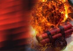 Teröristlerin patlayıcıları imha edildi