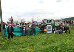 Termik santrale piknikli protesto