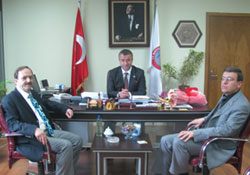 Şahinden Topaloğluna ziyaret