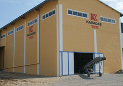 Yem fabrikası üretime başladı