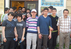 OMÜlü öğrenciler stres attı