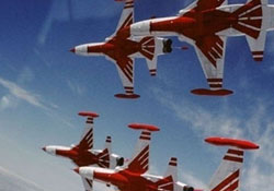 Türk Yıldızları prova yaptı