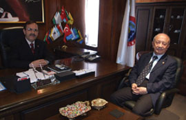 Eski Adalet Bakanı Türk, Şahini ziyaret etti