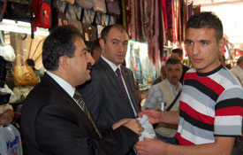 Kampanyaya alışverişli destek