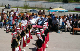 Sınav öncesi öğrenciler eğlendi