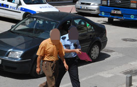 Polisten kaçamadı