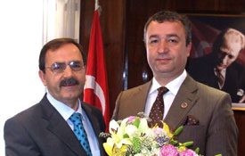 Topaloğlu, Şahin'i ziyaret etti