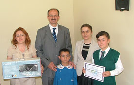 En çevreci okul ödüllendirildi