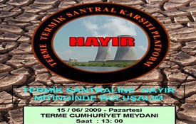 Terme, mitinge hazırlanıyor