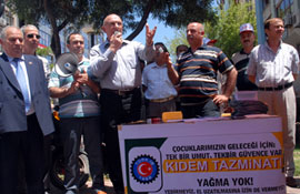 Kıdem tazminatı için kampanya