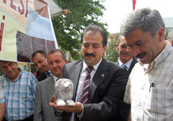 Tokat'ta mermer fuarı açıldı