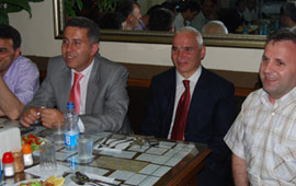 Samsun esnafı yemekte buluştu