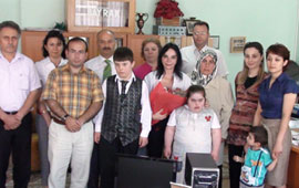 Eğitim gönüllüsünden örnek davranış