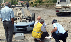 Trafik kazası: 3 yaralı