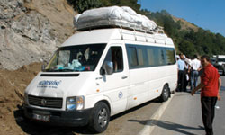 Trafik kazası...