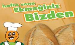 SüperMark ekmeği...