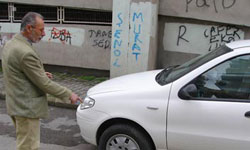 Otomobillerin lastiklerini...