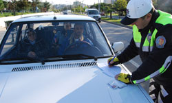 Sürücülere ceza...