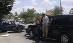 Araçlar çarpıştı...