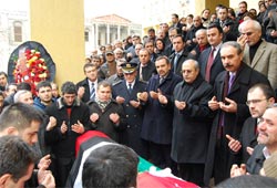 Avukata hazin tören