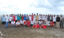 Plajın şampiyonu OMÜ