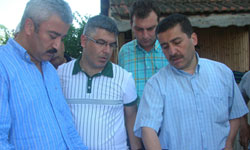 Yol güzergahını inceledi