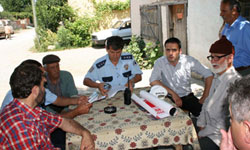 Hasat zamanı traktörler ...