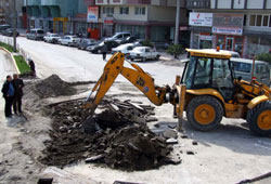 Bafra'da kavşak atılımı