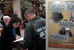 Santrale karşı imza