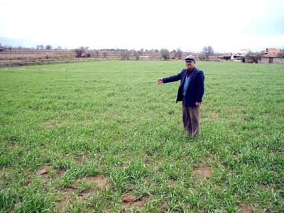 Çiftçiler yağışlara...