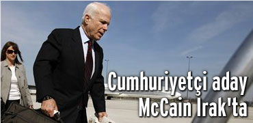 Cumhuriyetçi aday McCain Irakta