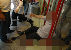 Bıçakla yaralama...