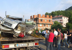 Ordu'da trafik kazası
