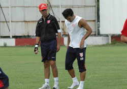 İdmanı yarıda bıraktılar