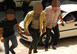 Buğday hırsızları yakalandı