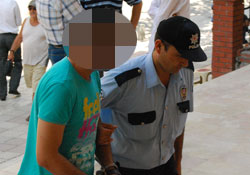 Havaya silah atan maganda, yakalandı