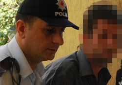 Konvoyda silah attı yakalandı