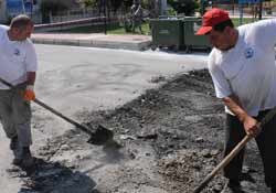 Yağmurun izleri siliniyor