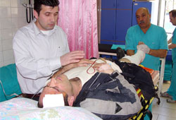 Kurye ölümden döndü