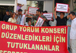 Dernek üyeleri ısrarlı