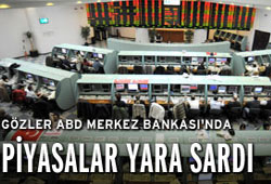 Piyasalar yara sardı, gözler Fedde