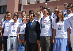 Astronomi öğrencilerinden Valiye ziyaret