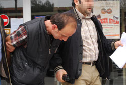 Nöbet tutup hırsızı yakalattı