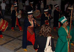 Ramazan fener alayı ile karşılandı