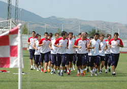 Samsunspor'da son hazırlıklar yapılıyor