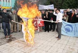 Ordu'da İsrail'e protesto