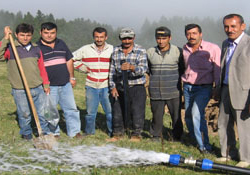 Dereli'de su sorunu çözüldü