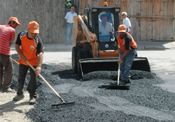 İlkadım asfaltlanıyor