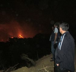 Kazdağları Alevlere Teslim, Bir Köy Boşaltıldı Kazdağları Alevlere Tesli
